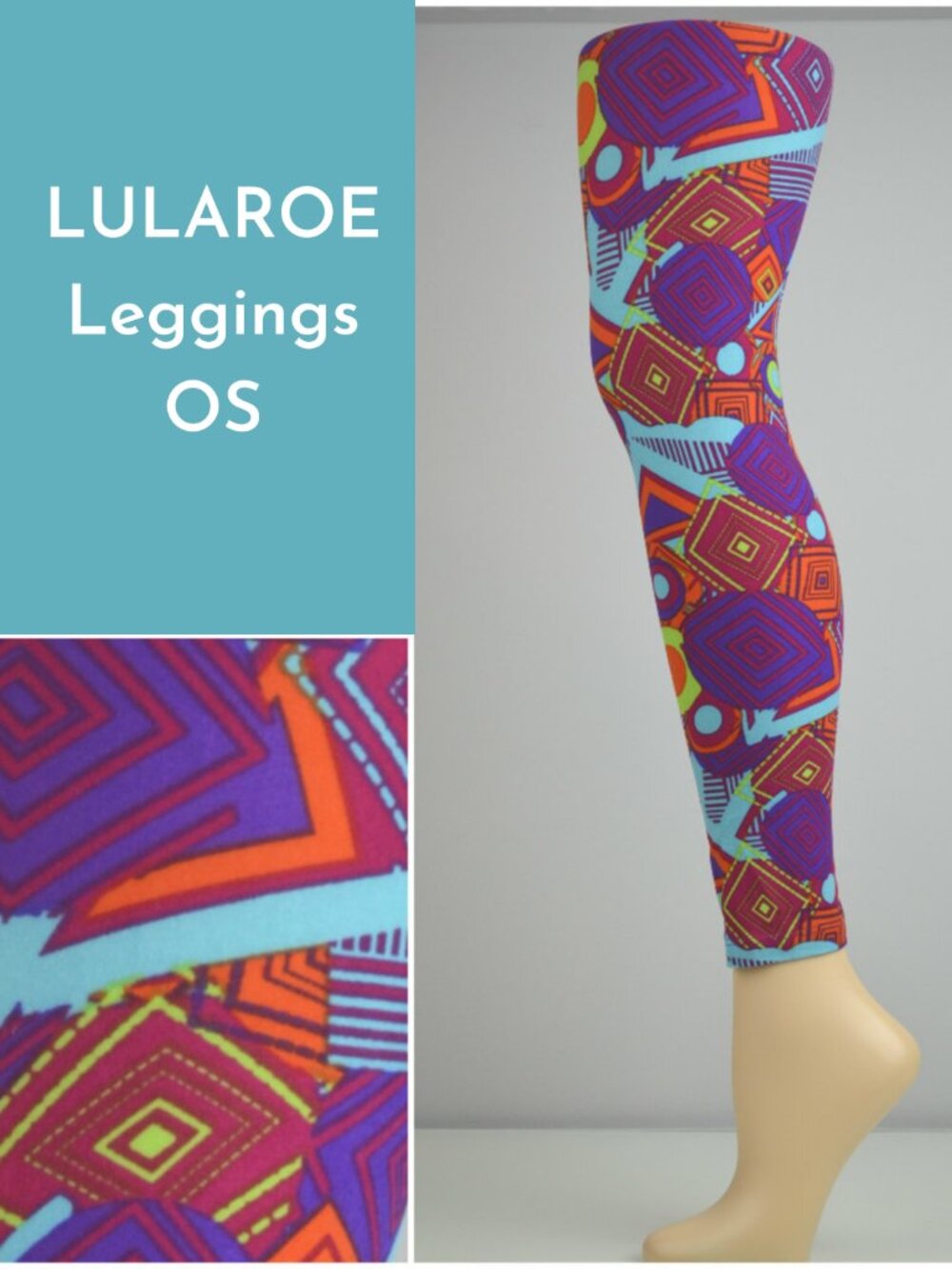 NWT 80s vibe OS Lularoe Leggings